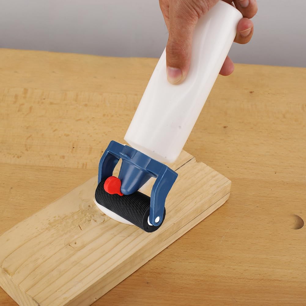 Glue Roller Applicator, Bottle Easy to Operate Precise Glue Coating Universal Wood Glue Applicator Set for Woodworking Efficient and Accurate Glue Dispensing Tool for Carpentry Pro image number 2
