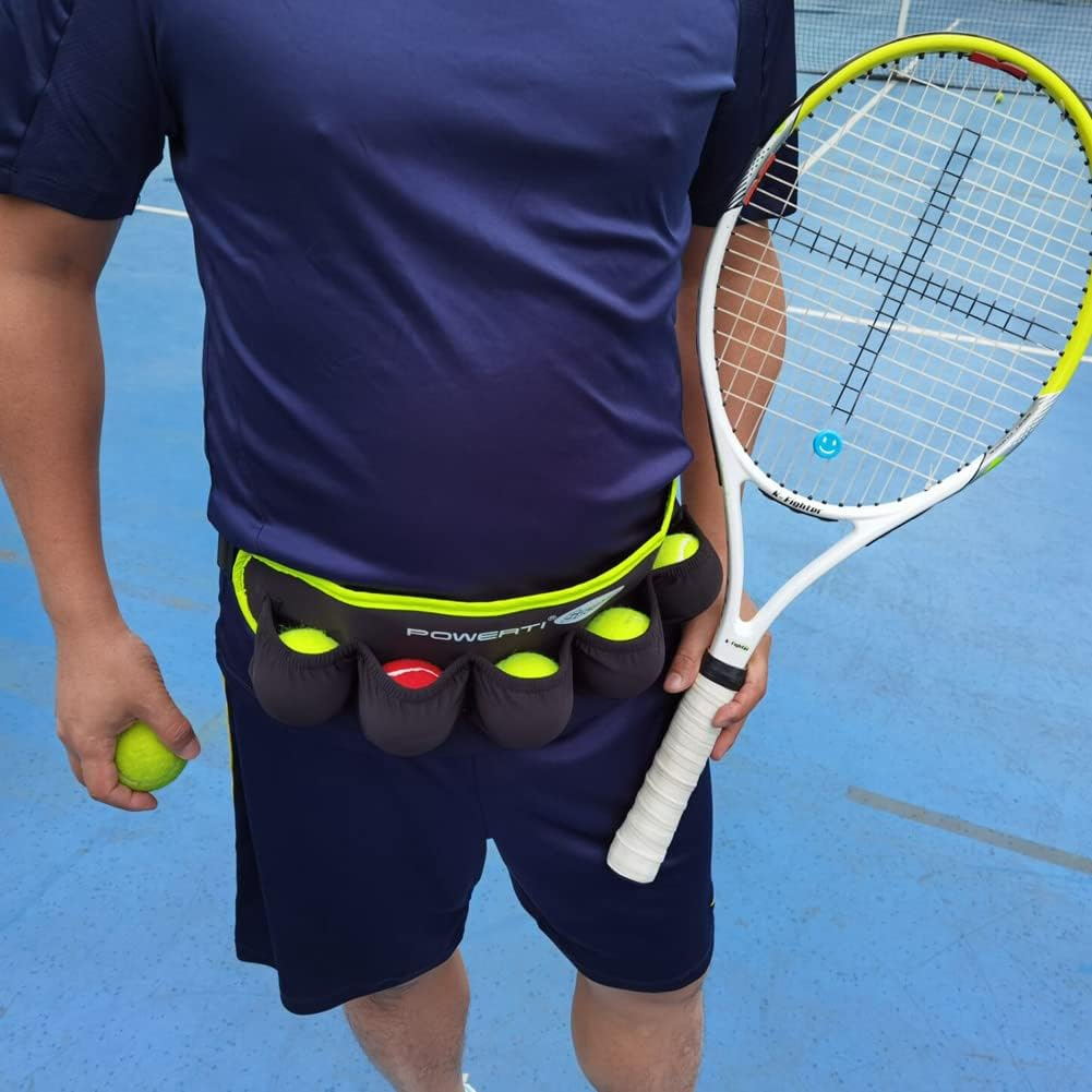 Gloperti Tennis Ball Holder, Holding 5 Tennis Balls, Black, One Size image number 1