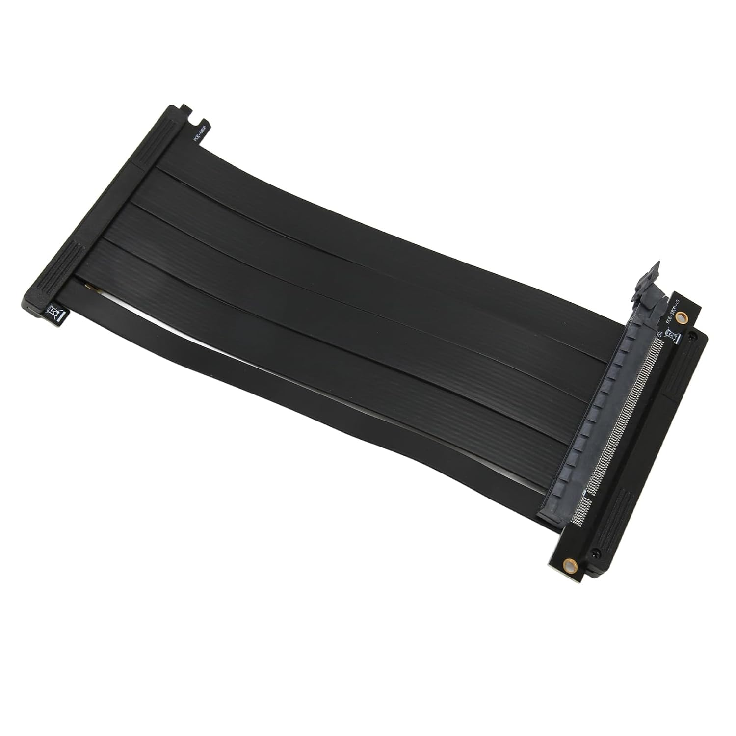 PCIE 4.0 X16 Riser Cable, High Speed Flexible Right Angle PCIE Port GPU Graphic Card Extension Cable, Dual Reverse PCIE 4.0 Extender Riser Cable for Gaming image number 3