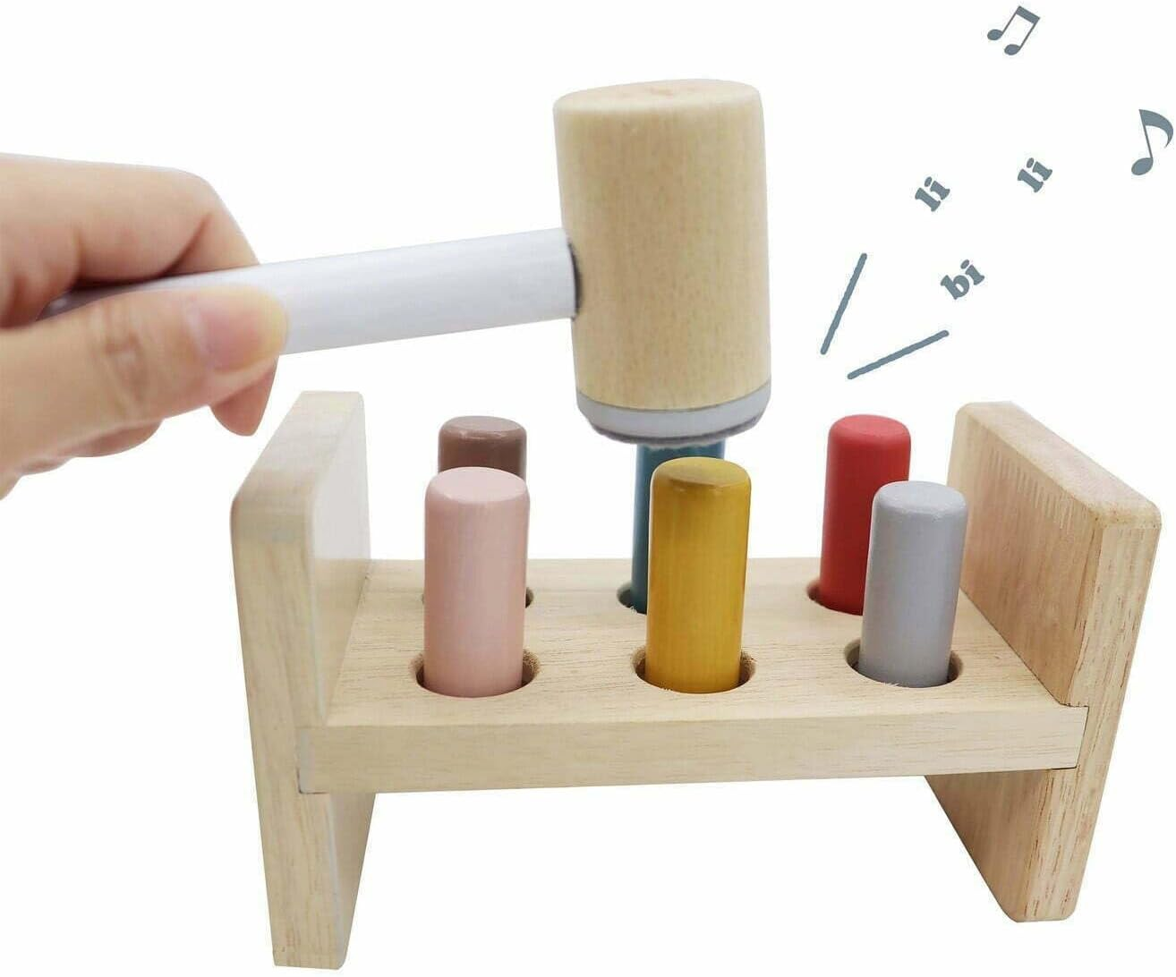 Kaper Kidz Calm & Breezy Hammer Bench with Squeaky Sound image number 4