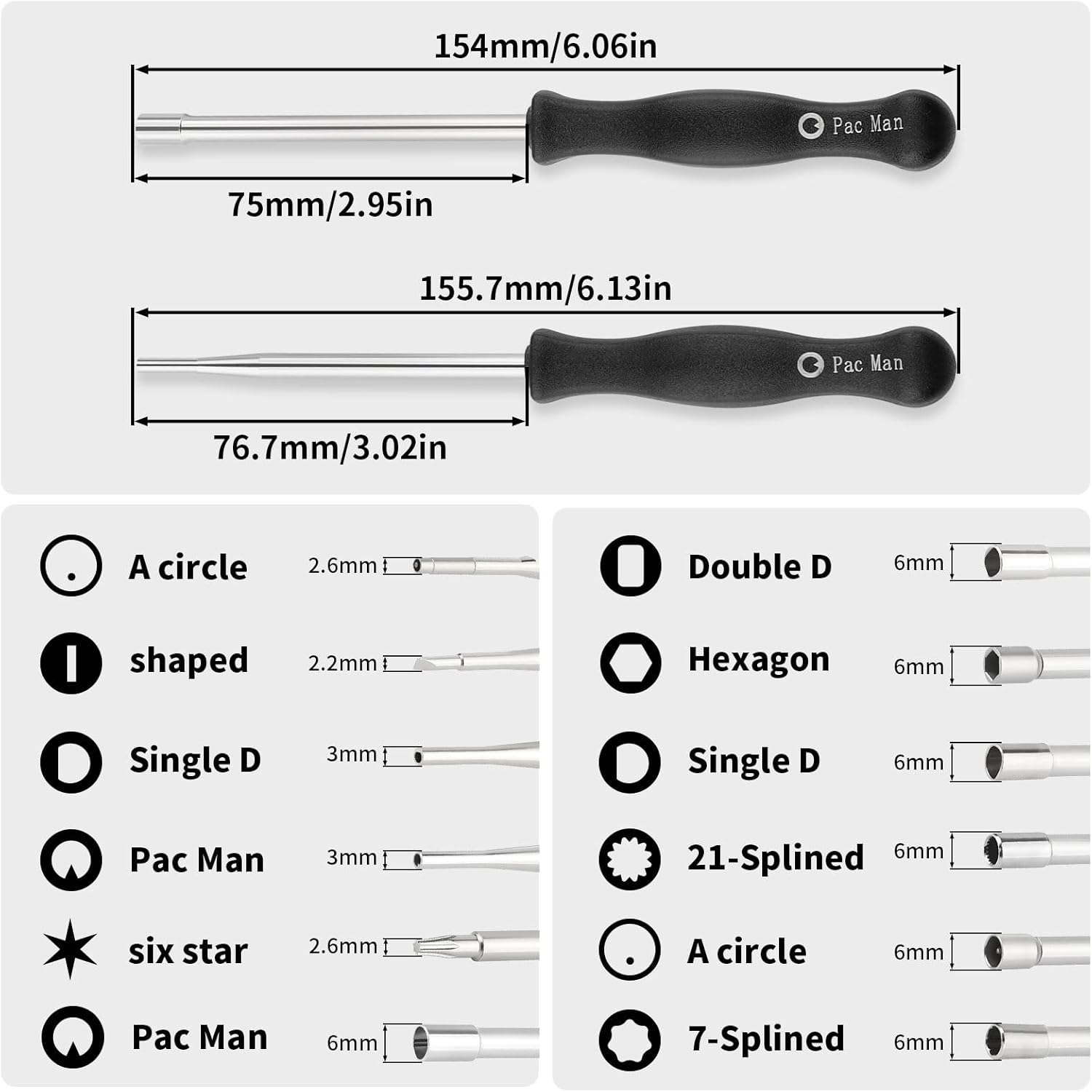 12 PCS Carburetor Adjustment Tool Carb Adjusting Kit with ZT-1 500-13 Metering Lever Tool for 2-Cycle Small Engine Poulan Husqvarna STIHL Echo Trimmer Weedeater Chainsaw image number 5