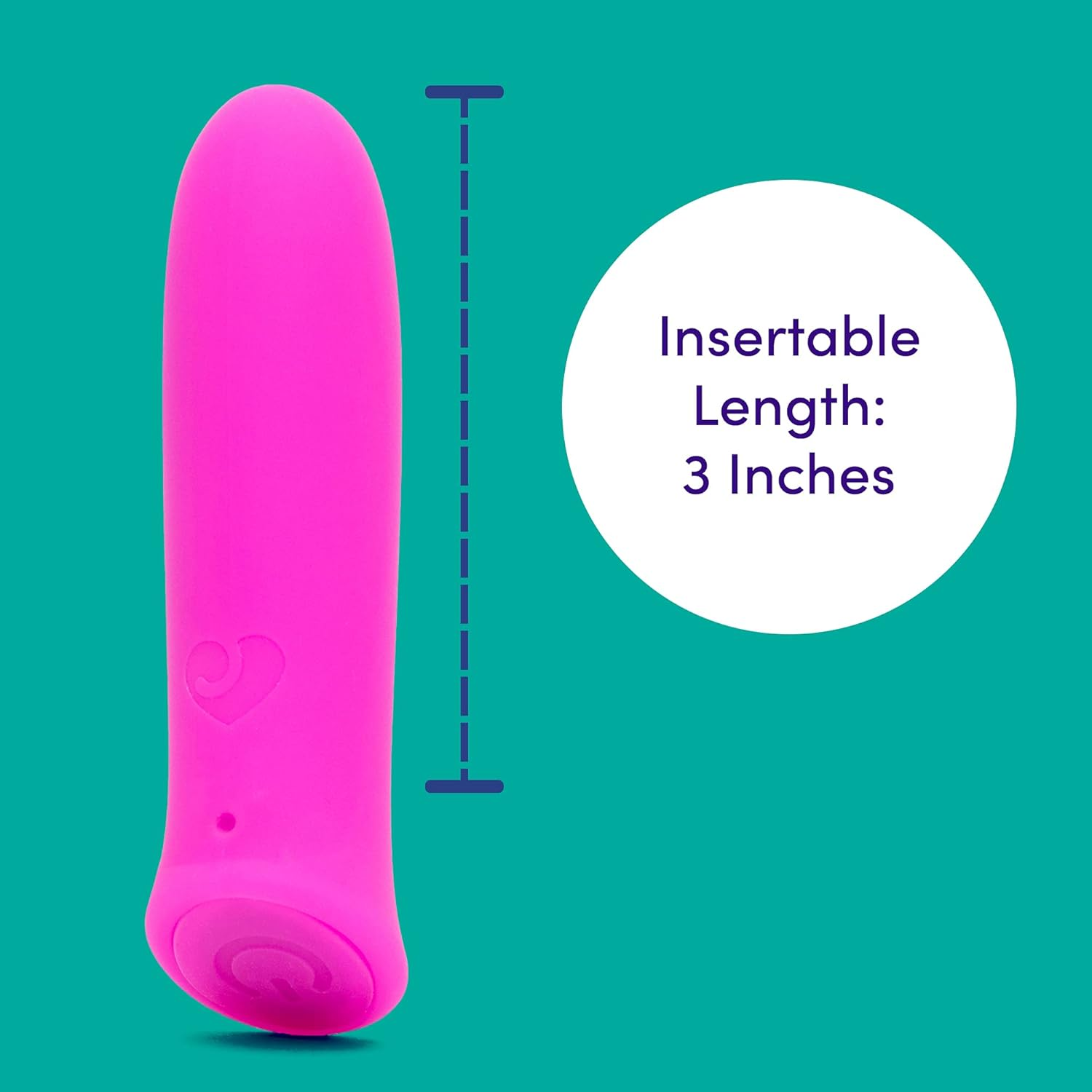 Lovehoney Ignite Bullet Vibrator - 3.5 Inch Silicone Beginner Friendly - 20 Function Mini Bullet Vibrator for Women with Storage Bag - Rechargeable & Waterproof - Pink image number 1