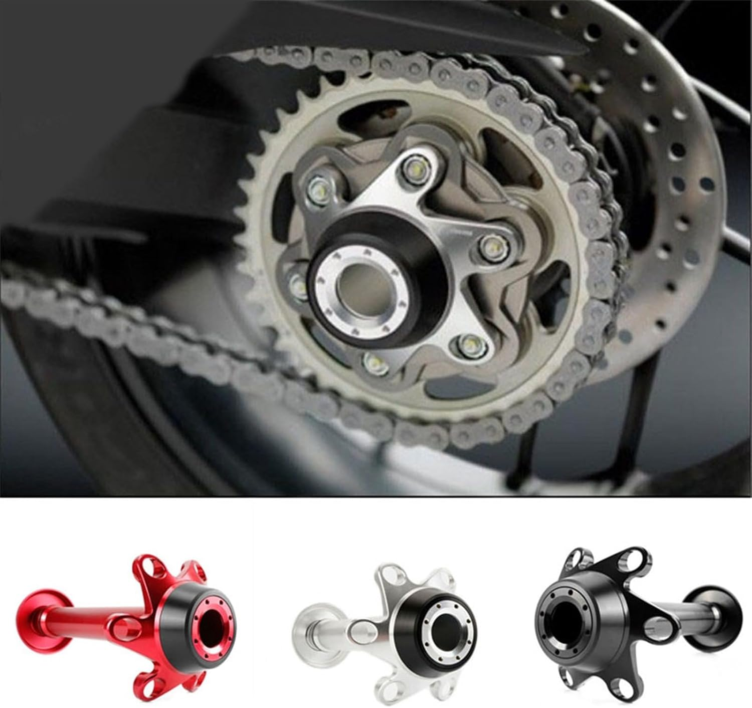 TXCJAU for D&Ucati Monster 1200/1200S 2010 2011 2012 2013 2014 2015 2016 Motorcycle Rear Axle Fork Crash Sliders Wheel Protector image number 6