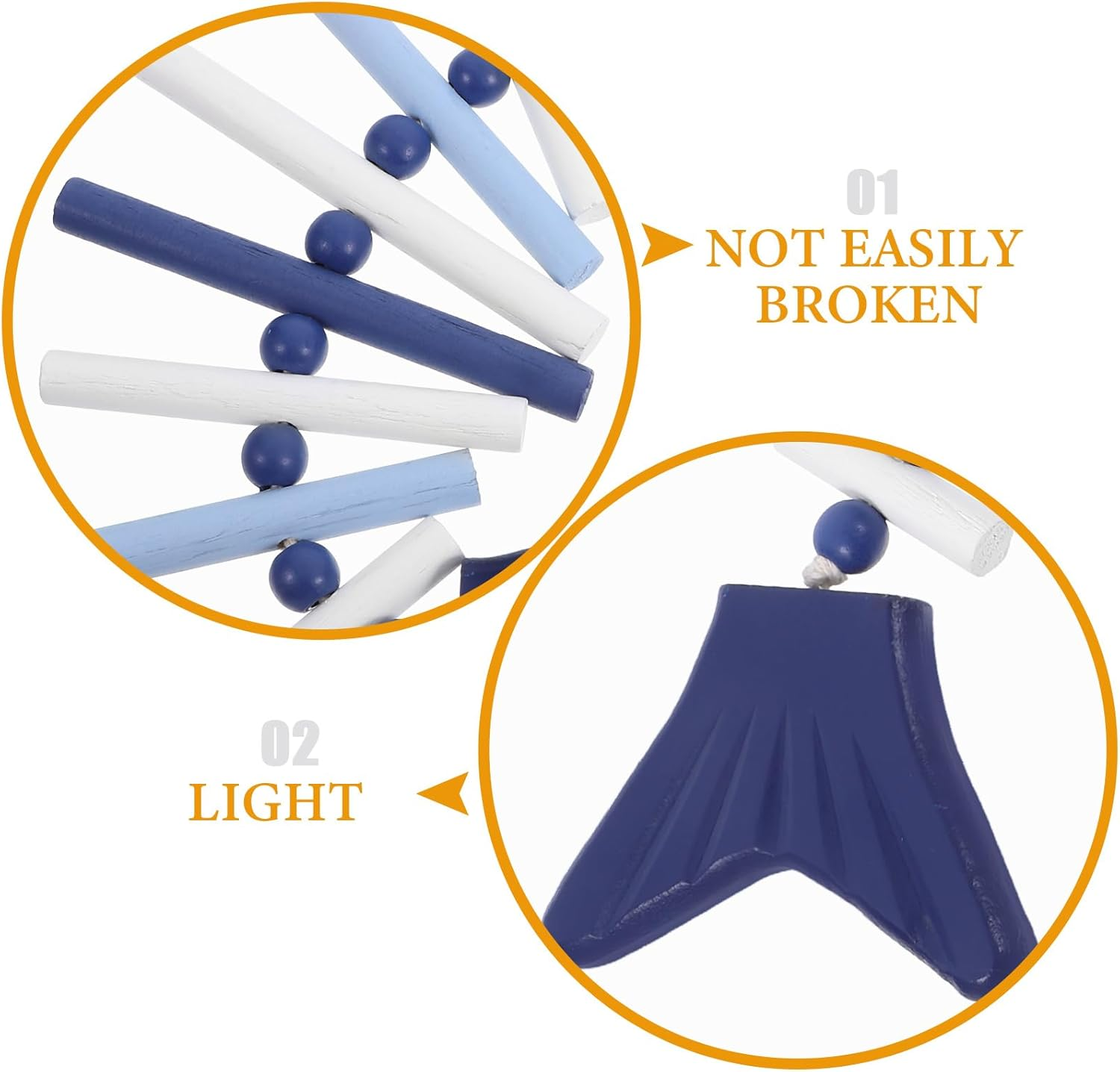 LUOZZY Mediterranean Style Wooden Fish Bone Hanging Decoration Nautical Wall Fish Bone Pendant Wall Hanging Ornament for Home Bar Supply image number 1