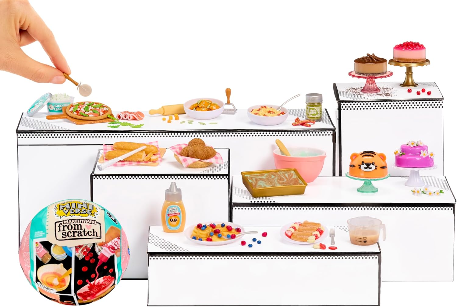 Mga'S Miniverse Make It Mini from Scratch Series 2, Mini Collectibles, Mystery Blind Packaging, Miniature, DIY, Replica Food, Air Dry, NOT Edible, Collectors, Gifts, 8+ image number 2