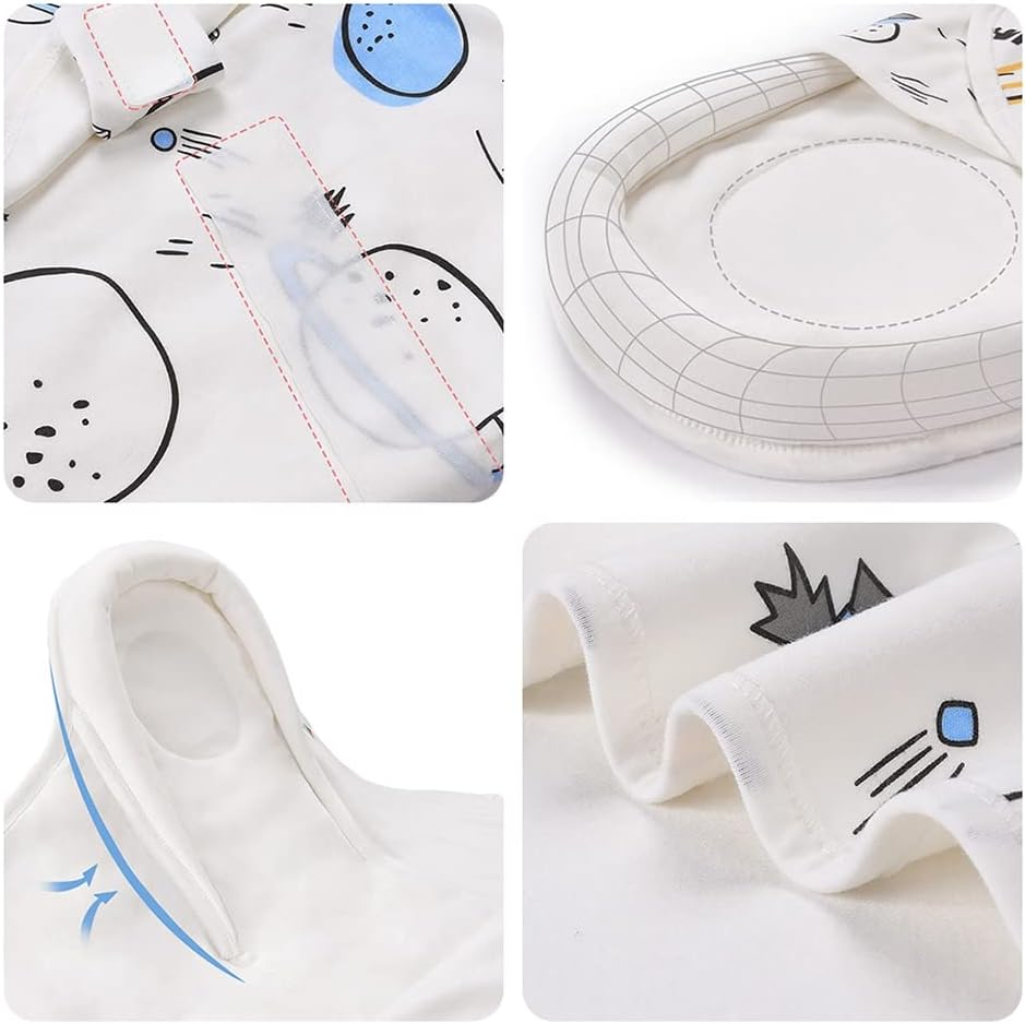 Baby Sleeping Bag 0-2Months Envelopes for Newborns Baby Swaddling Wraps 60CM image number 6