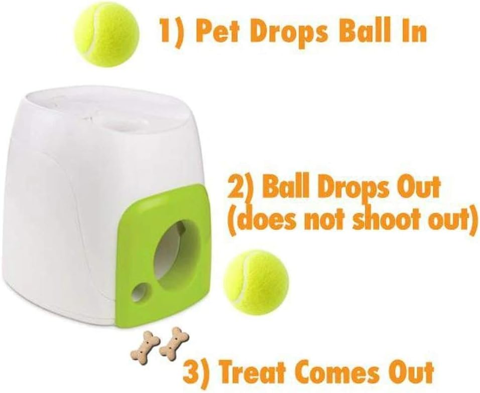 Fetch N Treat Dog Toy - Interactive Ball Roll and Reward Pet Play - All for Paws