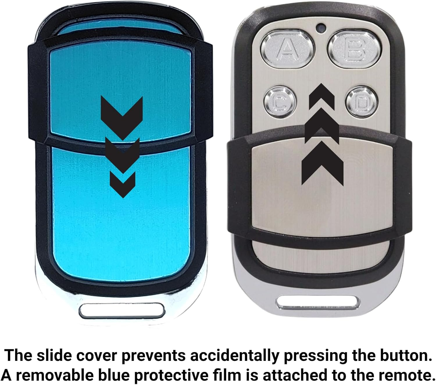 QSDIYRF Garage Door Remote ONLY Compatible with Mhouse/Myhouse TX3 TX4 GTX4 GTX4C Door Gate Remote Control 433.92Mhz Garage Remote Replacement (Blue LED Indicator, 1 Pack) image number 2