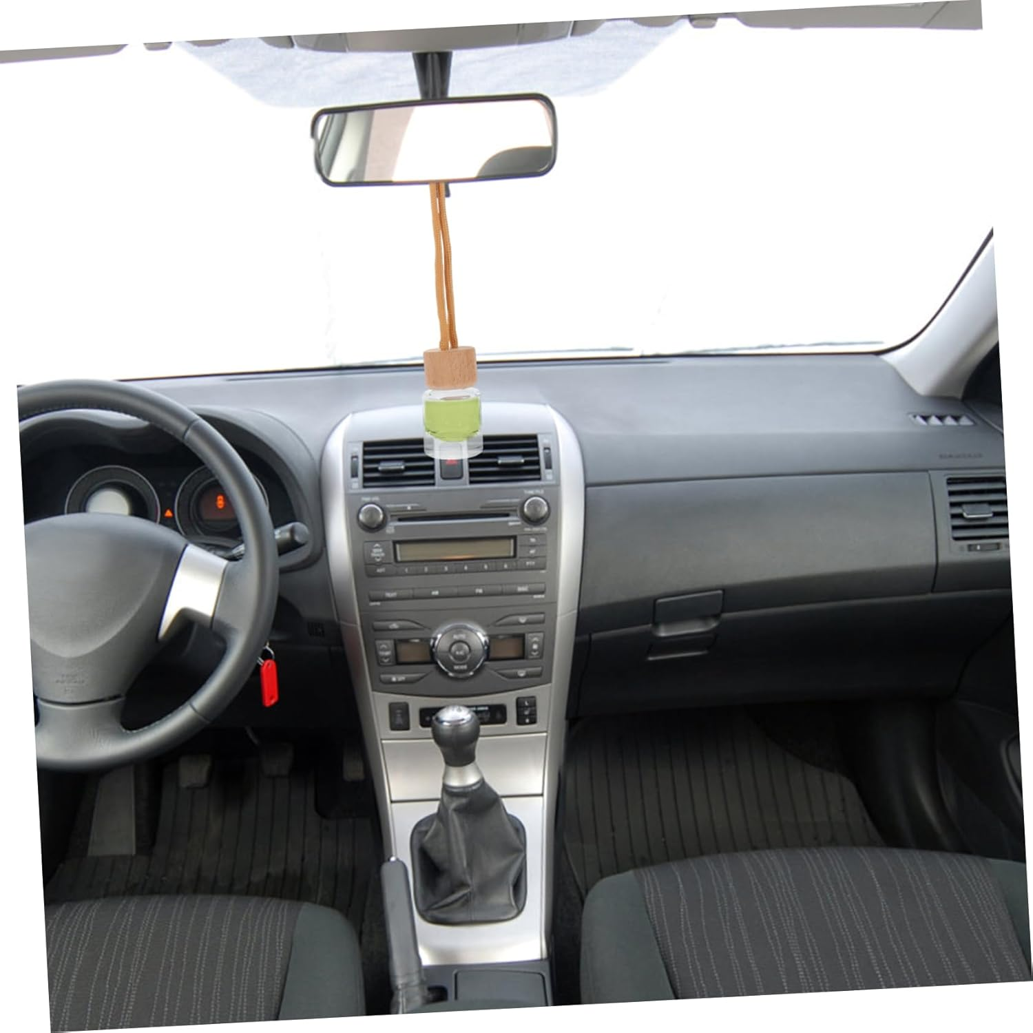 STOBAZA 10Pcs Empty Perfume Bottle Pendants Car Air Freshener Bottles Car Smell Air Freshener image number 6