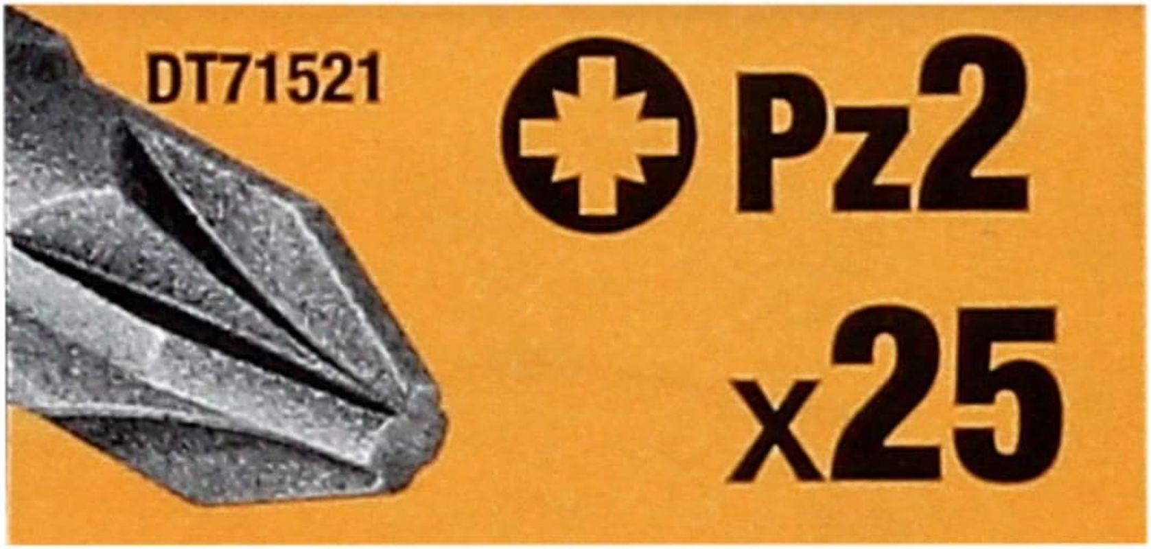 DEWALT Screwdriver PZ2 25 Piece Bit Set in Tic Tac Box, DT71521-QZ image number 3
