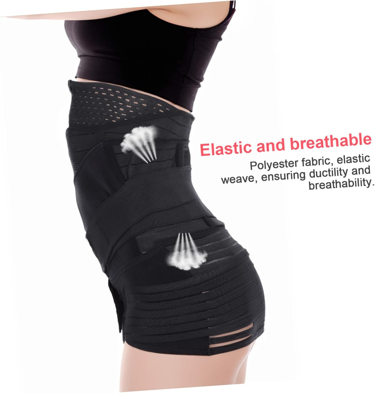 Sosoport Postpartum Belly Band Maternity Girdle with Closure for after Birth Supportive Waist Trimmer for Moms image number 2