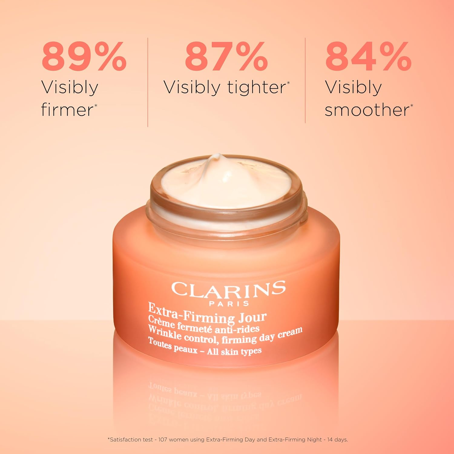 Clarins Extra Firming anti Wrinkle Control Day Cream 50 Ml image number 4