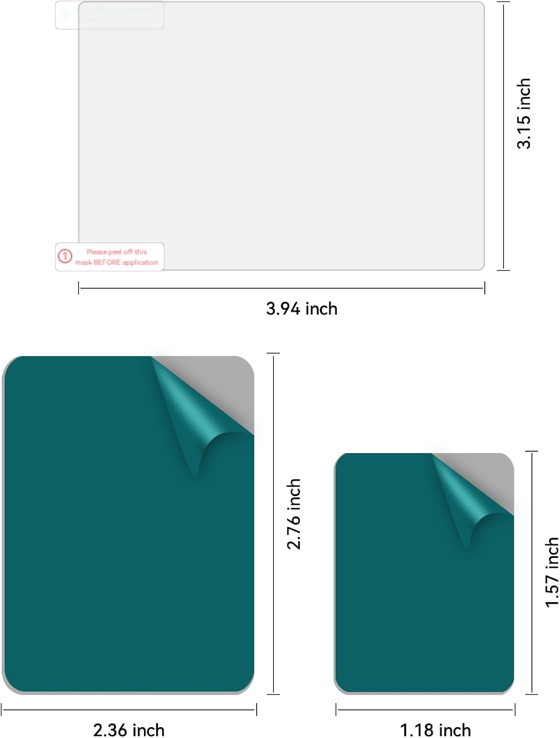 Vantrue Car Windshield Double-Sided Customizable Adhesive Pads, Residue-Free Electrostatic Stickers, Drop-Resistant Adhesion Promoter for Mounting Dash Cam image number 5