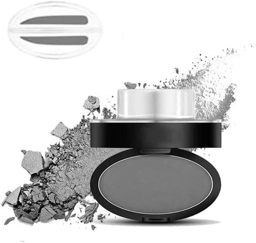 Deluxe Browpro Stamp Set, Waterproof Eyebrow Powder Seal for Perfect Natural Shape - Tinting Coloring Kit (Light Brown Rounded)