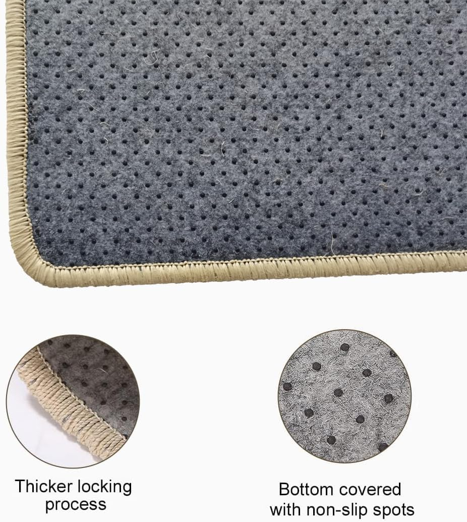 Aililong Cat Scratching Mat, Natural Sisal Mat, 40 X 60 Cm, Non-Slip and Wear-Resistant Corner Scratching Mat, Cat Scratching Floor, Sisal Rug, Original Colour image number 1