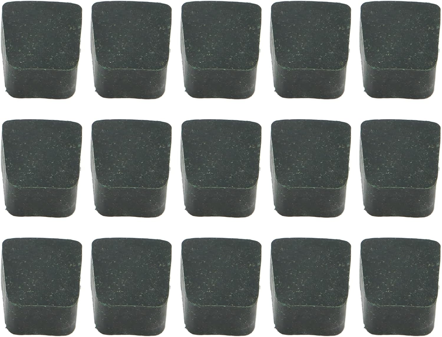 15Pcs Motorized Pads, ABS Square Shape Green Engine Pads Replacement for to Motorized Bike Gas Engine Parts image number 1