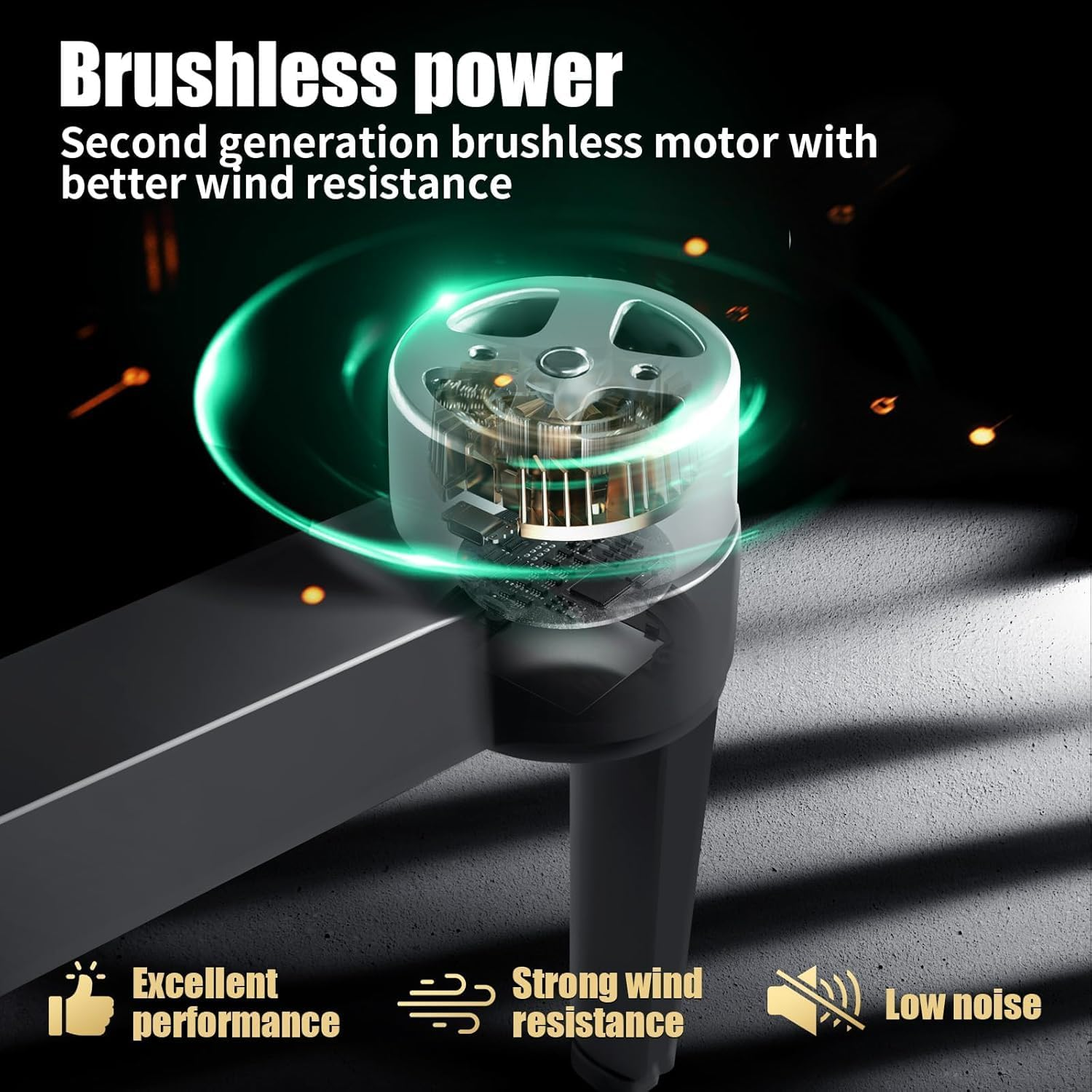 GPS Drone with 4K Camera for Adults, 40 Mins Flight Time, Quadcopter with Brushless Motors, Foldable FPV Drone with Smart Obstacle Avoidance, Auto Return Home, Follow Me, 120&deg; ESC Camera, under 260 G image number 1