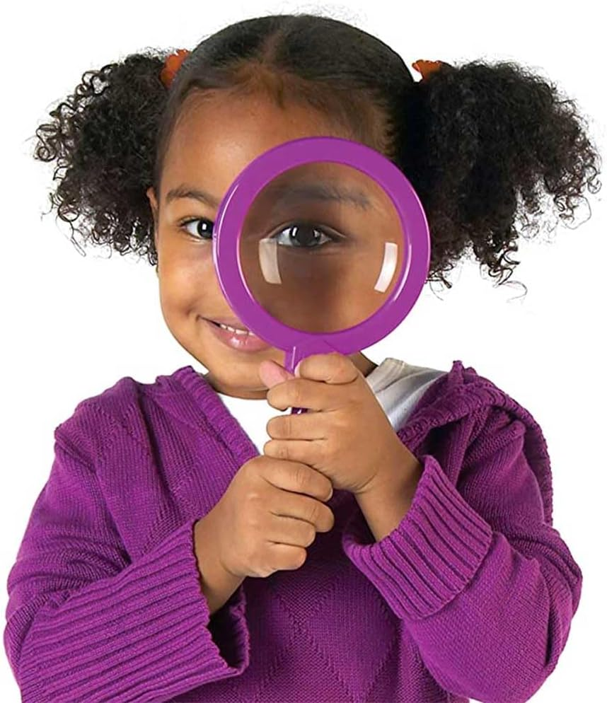 Learning Resources Jumbo Magnifiers, Exploration Play, Set of 6 Magnifiers, Ages 3+ image number 2
