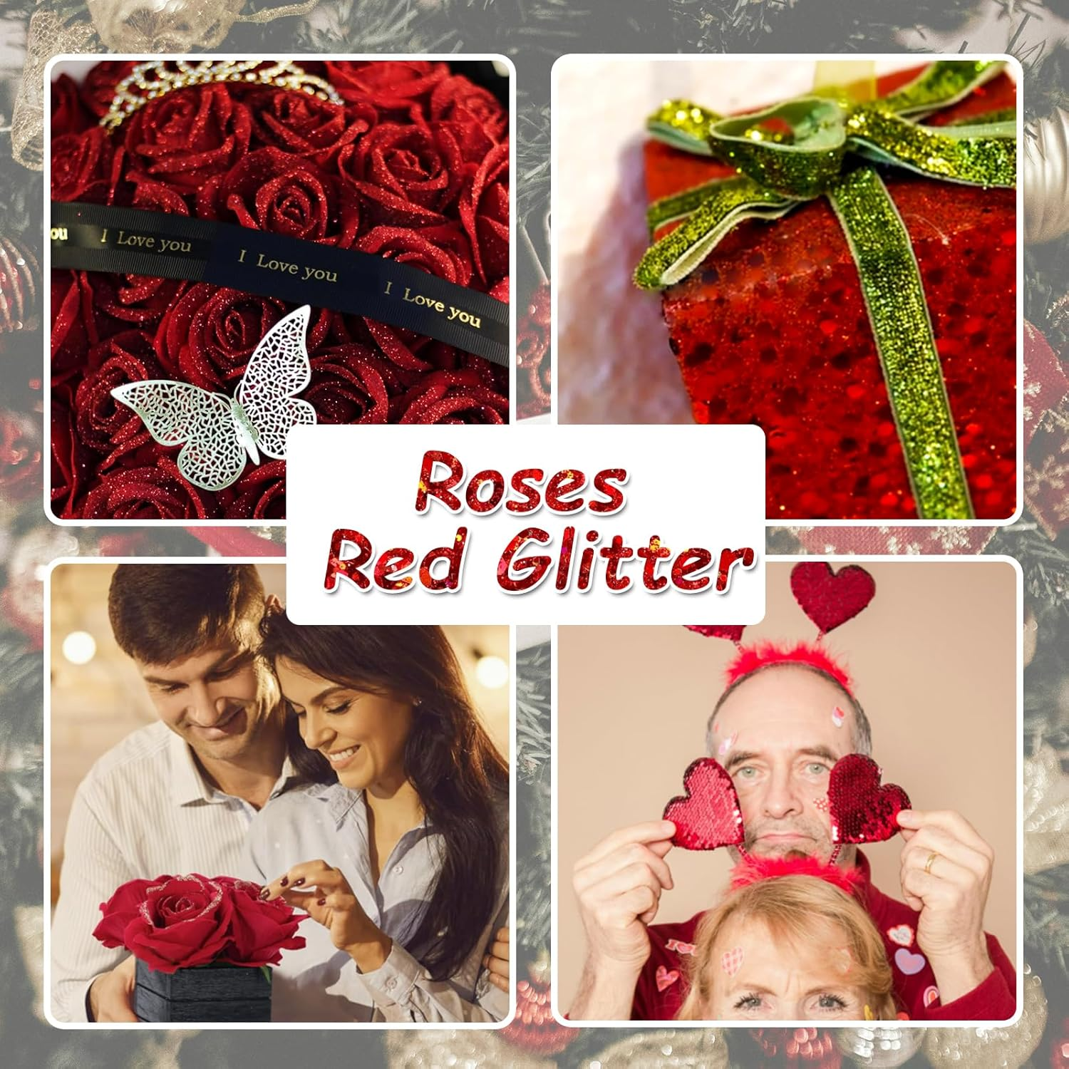 Ceya 3.8Oz/ 110G Holographic Ultra Fine Glitter Powder Laser Red Glitter 1/128&rdquo;0.008&rdquo;0.2Mm for Slime Epoxy Resin Craft Tumbler Jewelry Nail Art Festival Makeup Scrapbook Painting Wedding Cards - Blue image number 4