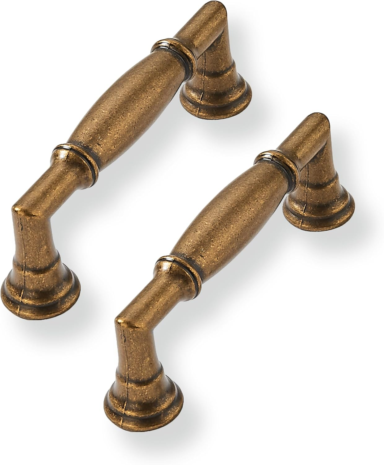 CABDM 10 Pack 5 Inch(128Mm) Polished Nickel Cabinet Pulls Heavy Duty Soild round Cabinet Pulls Kitchen Cabinet Hardware for Cupboard Drawer Handles Dresser Pulls