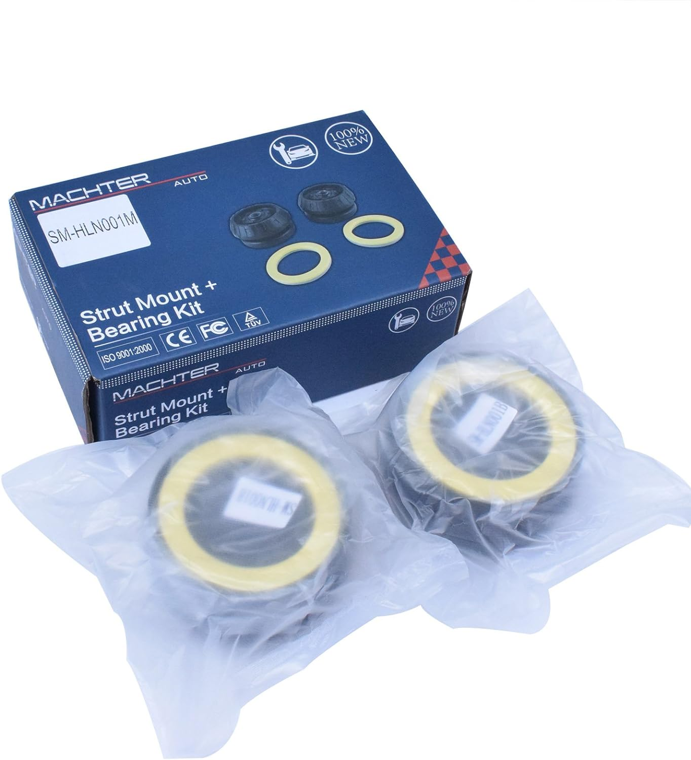 Pair Front Rubber Top Strut Mount Bearing Kit Fit Holden Commodore VT VX VY VZ VE VF image number 6