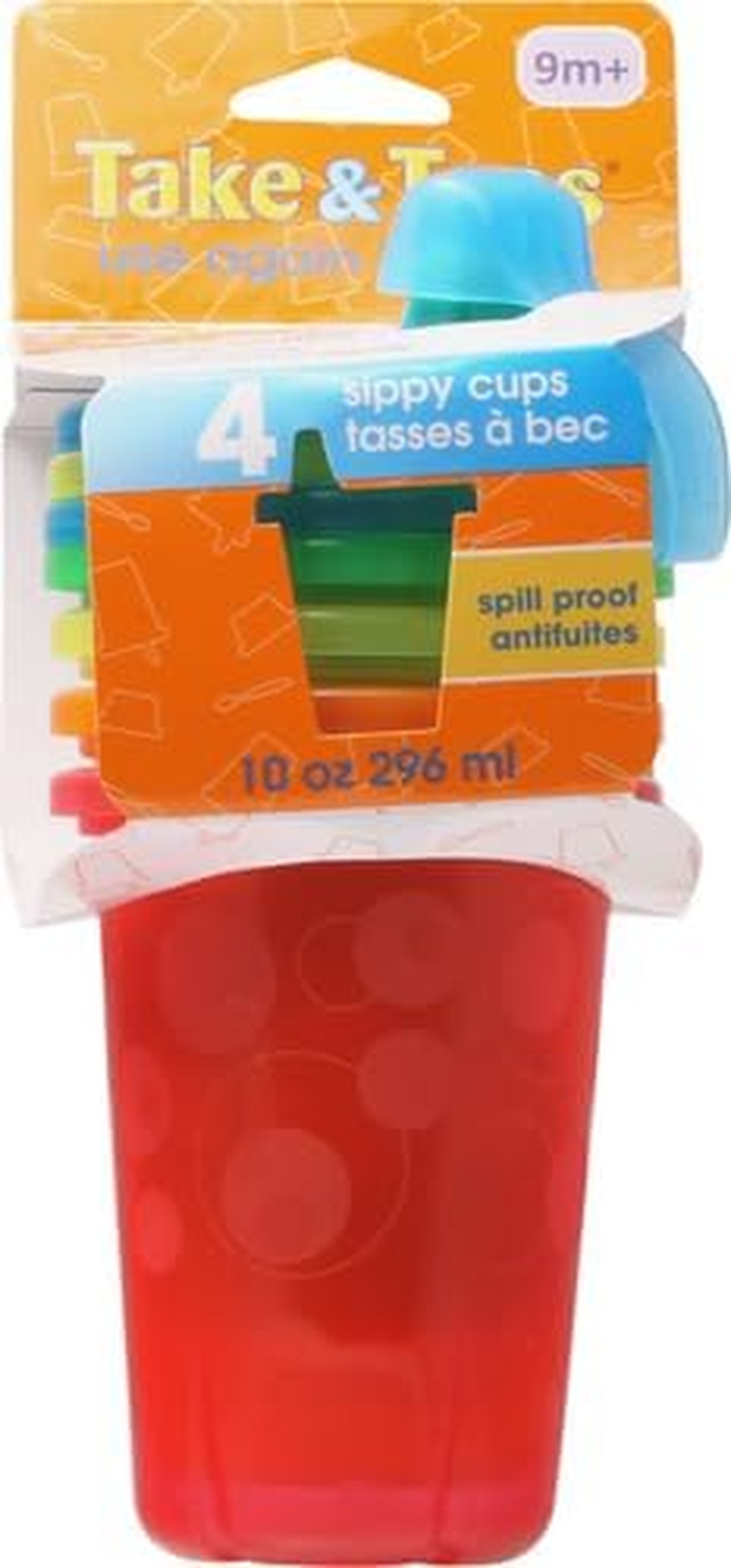 The First Years Take & Toss - Spill Proof Cups (4Pcs) (Color May Vary) image number 4