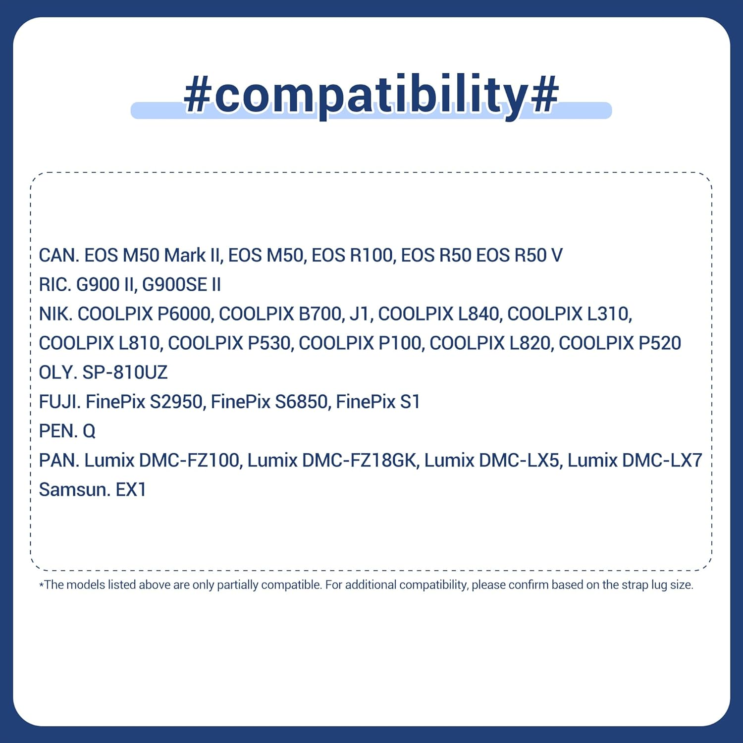 Camera Hand Wrist Grip Strap with Arca Quick Release Plate for Canon EOS R50 R50 V R100 R7 R10 M50 Mark II for Fuji GFX 100 II Coolpix P1100 Lumix S5IIX S9 & More Camera with Small Strap Lugs - Black image number 4