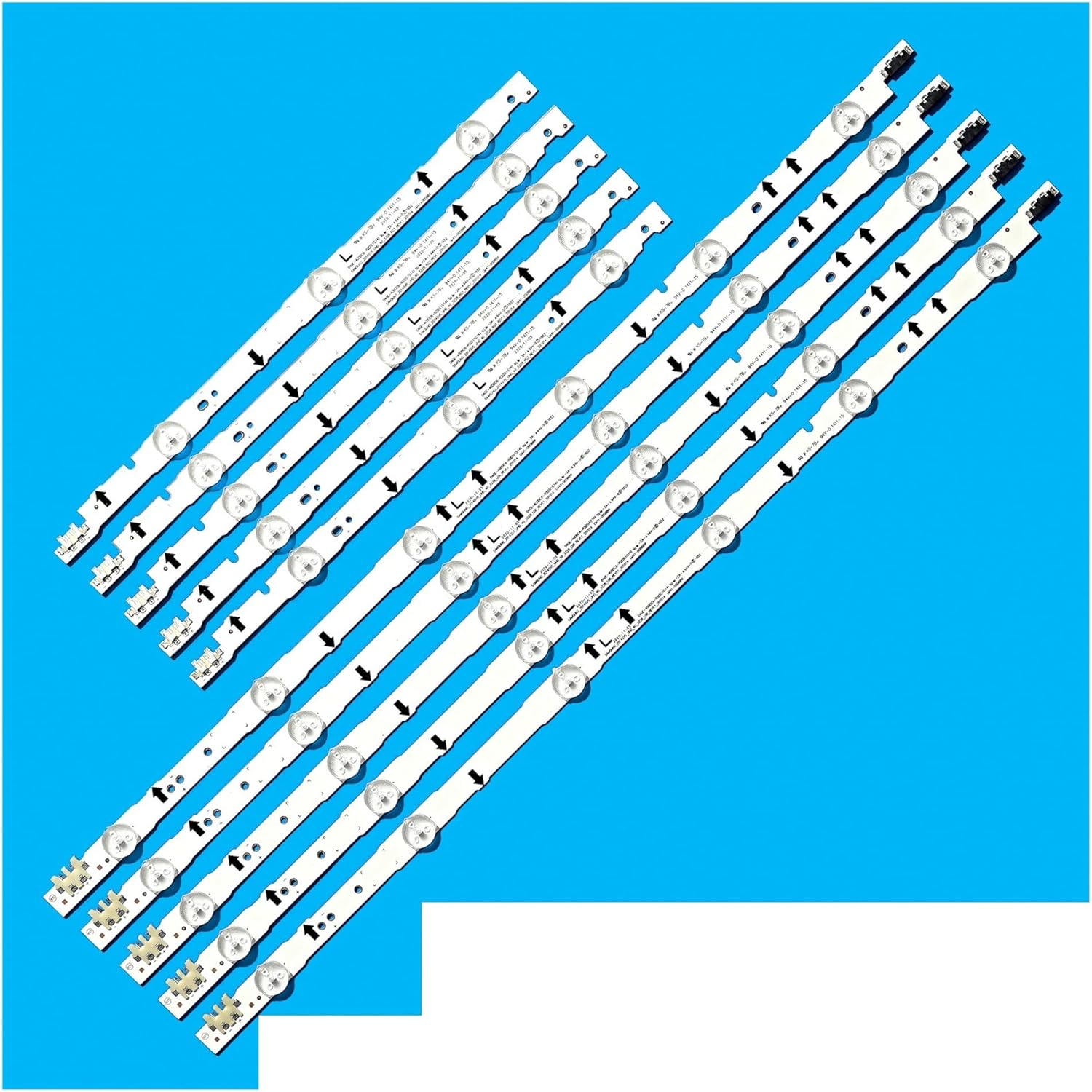 LED Backlight for UE40H5000 UE40H6500 UE40H5500 UE40H6200 D4GE-400DCB-R2 UE40H5100 CY-GH040HGLV2H, CY-GH040HGLV3H UE40H6400 image number 5