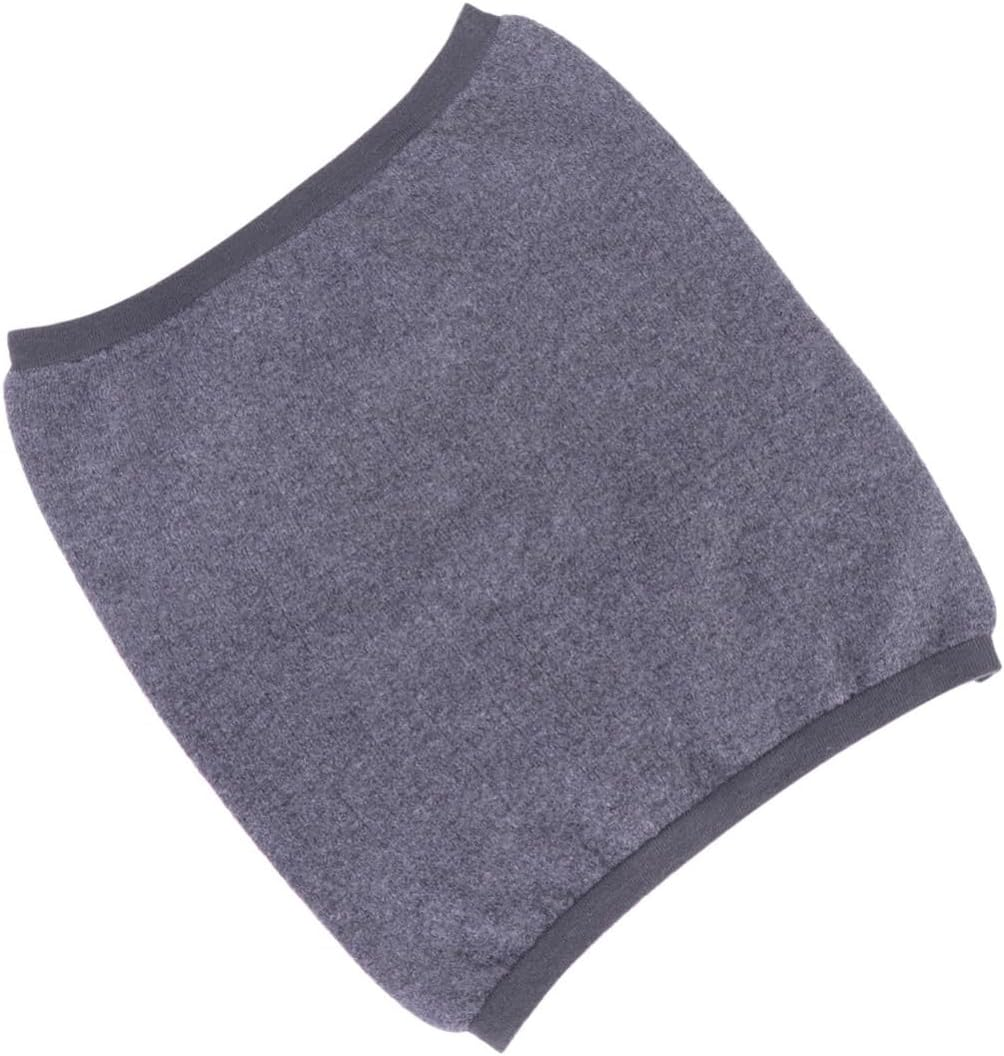 Grey Small Wool Waist Belt Warm Waist Support Abdominal Wrap Stretchy Waistband for Women image number 3