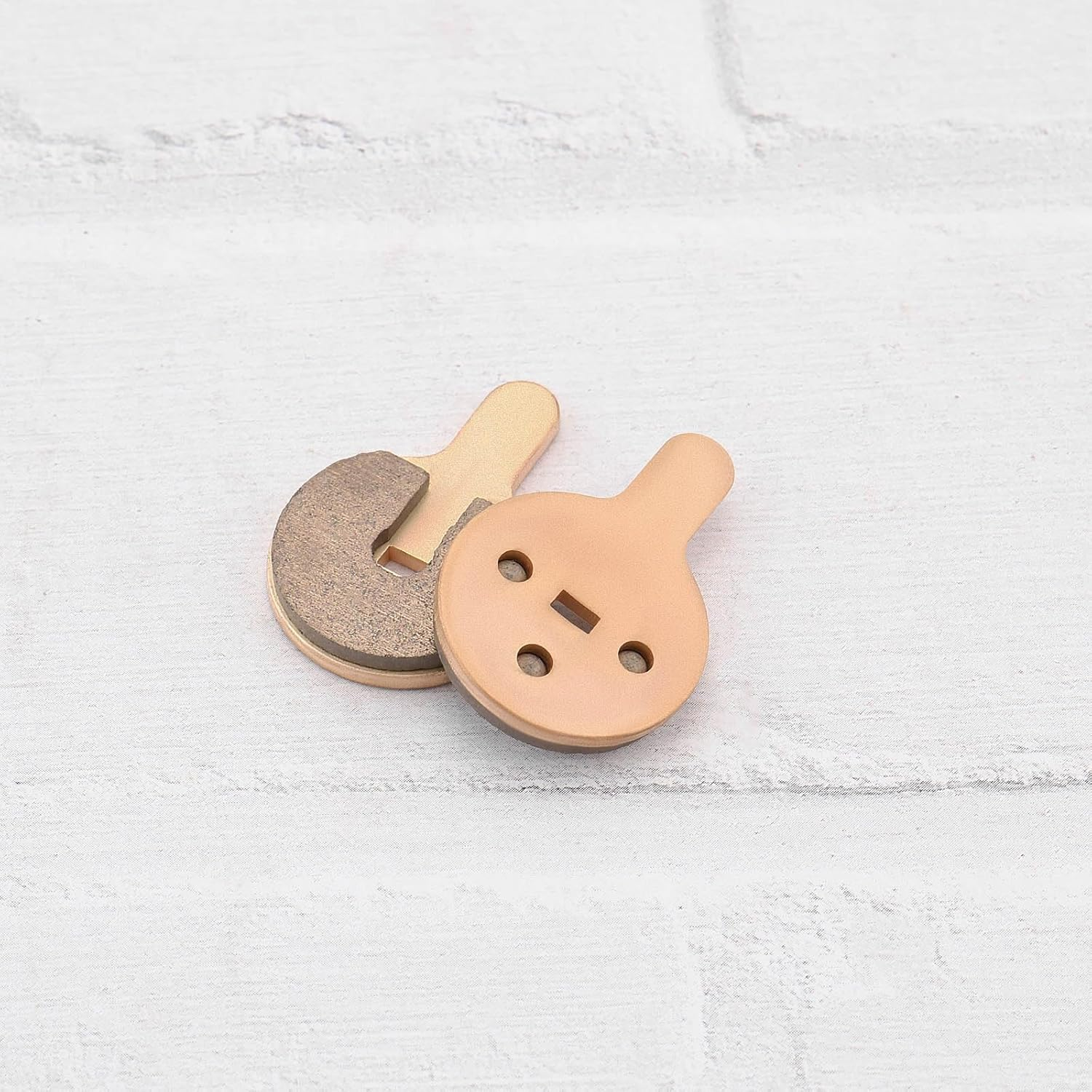 Emsea 2 Pairs Sintered Brake Pads Scooter Disc Brake Pad Compatible with KUGOO G2 Pro Scooter Compatible with Hitway H5 E Scooter, 33.5X22.5X4Mm image number 5