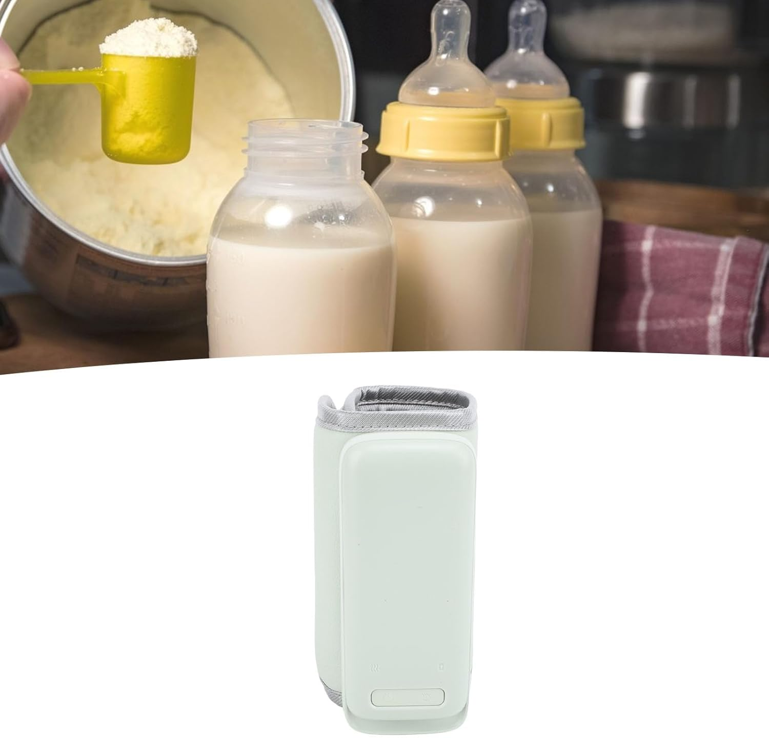 Rechargeable Travel Bottle Warmer for Baby - 6000Mah, Fast Precise Temperature Control, Long Lasting Portable Warming on the Go image number 2