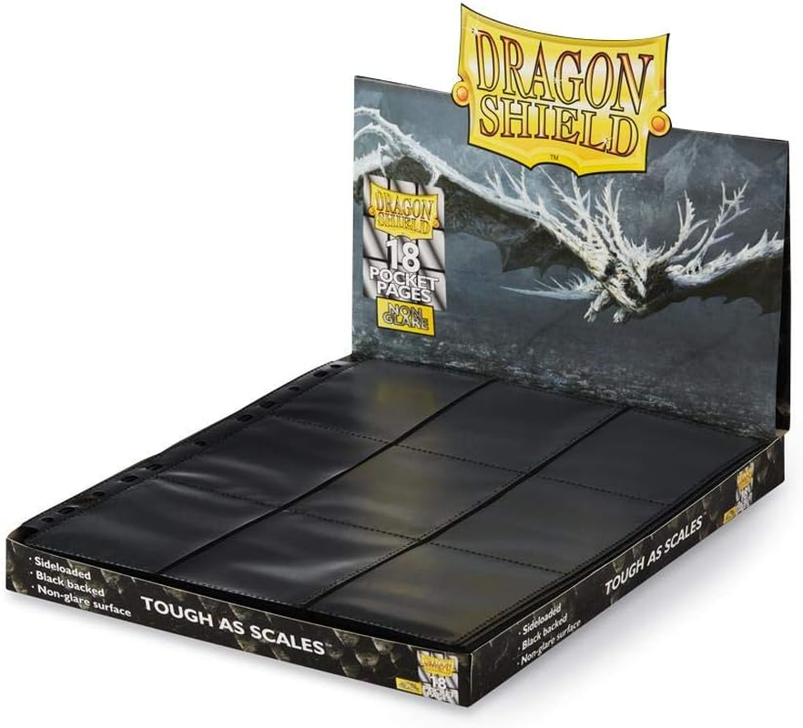 Arcane Tinmen Dragon Shield 18 Pocket Pages None Glare Side Loader Display (50) Accessories image number 2