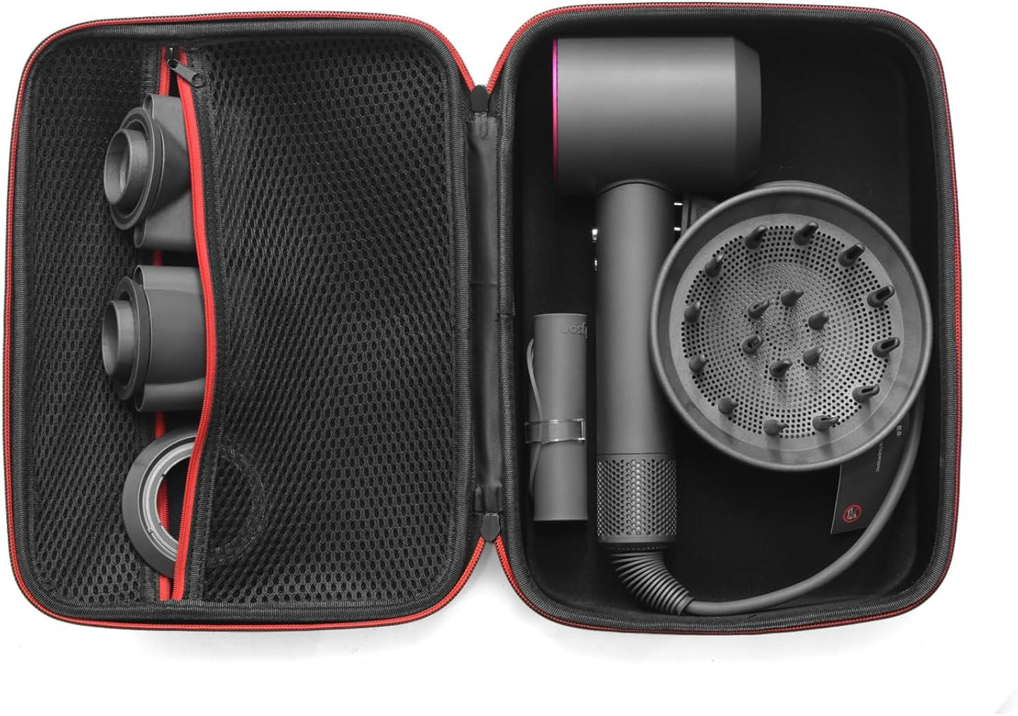 Hard Carrying Case for Supersonic HD15 HD08 HD07 HD03 HD01, Airwrap Styler, Shark HD430 Flexstyle, Portable Protective Travel Case Storage Bag image number 5