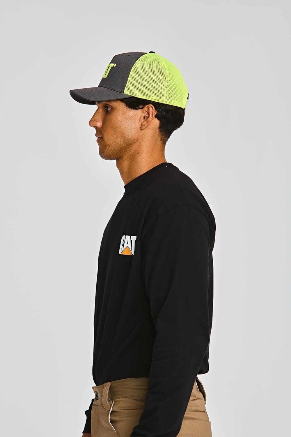 CAT Unisex Hivis Mesh Cap image number 1