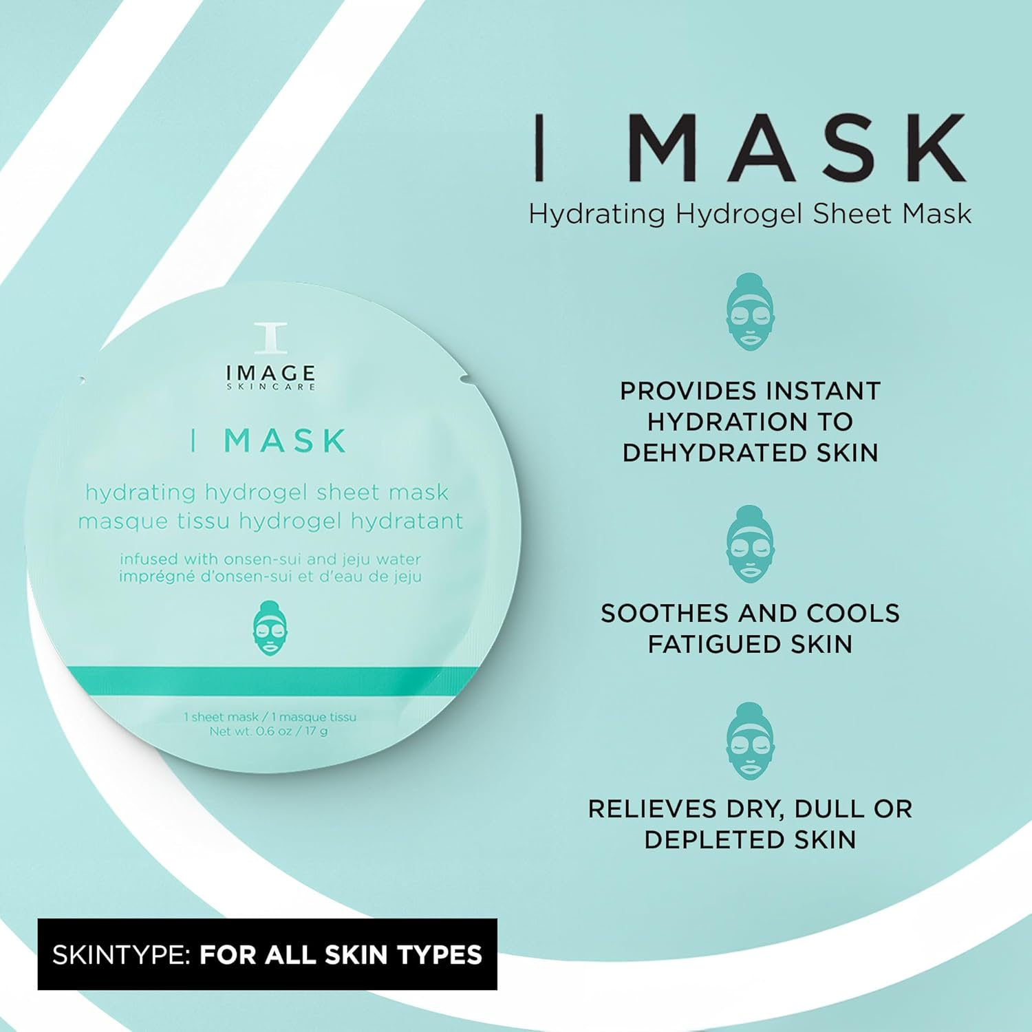 Image Skin Care MK-201N I Mask Hydrating Hydrogel Sheet Mask - Set of 5 image number 5