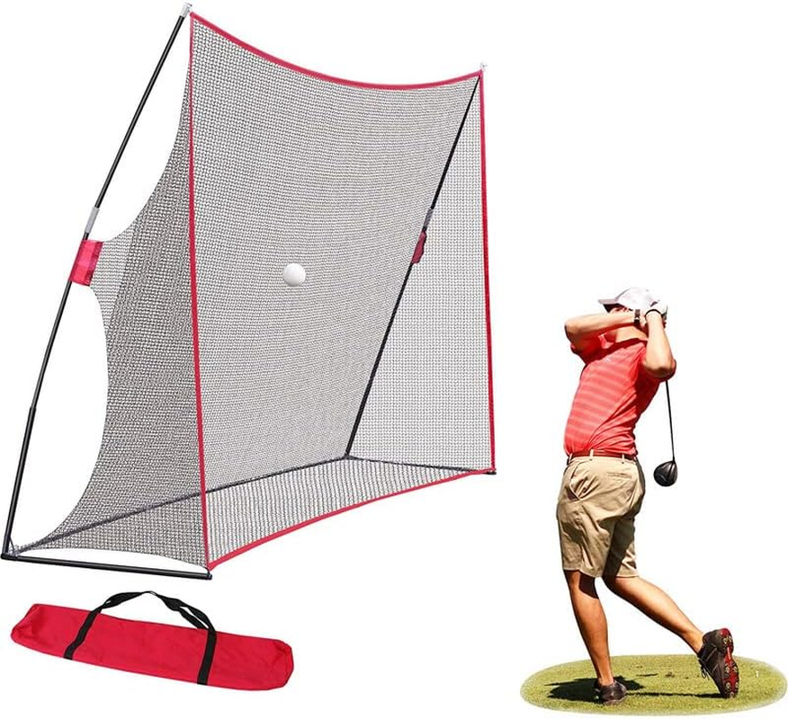 3M 10Ft Golf Practice Net Hitting Training Aid Driving Chipping Cage + Carry Bag image number 5