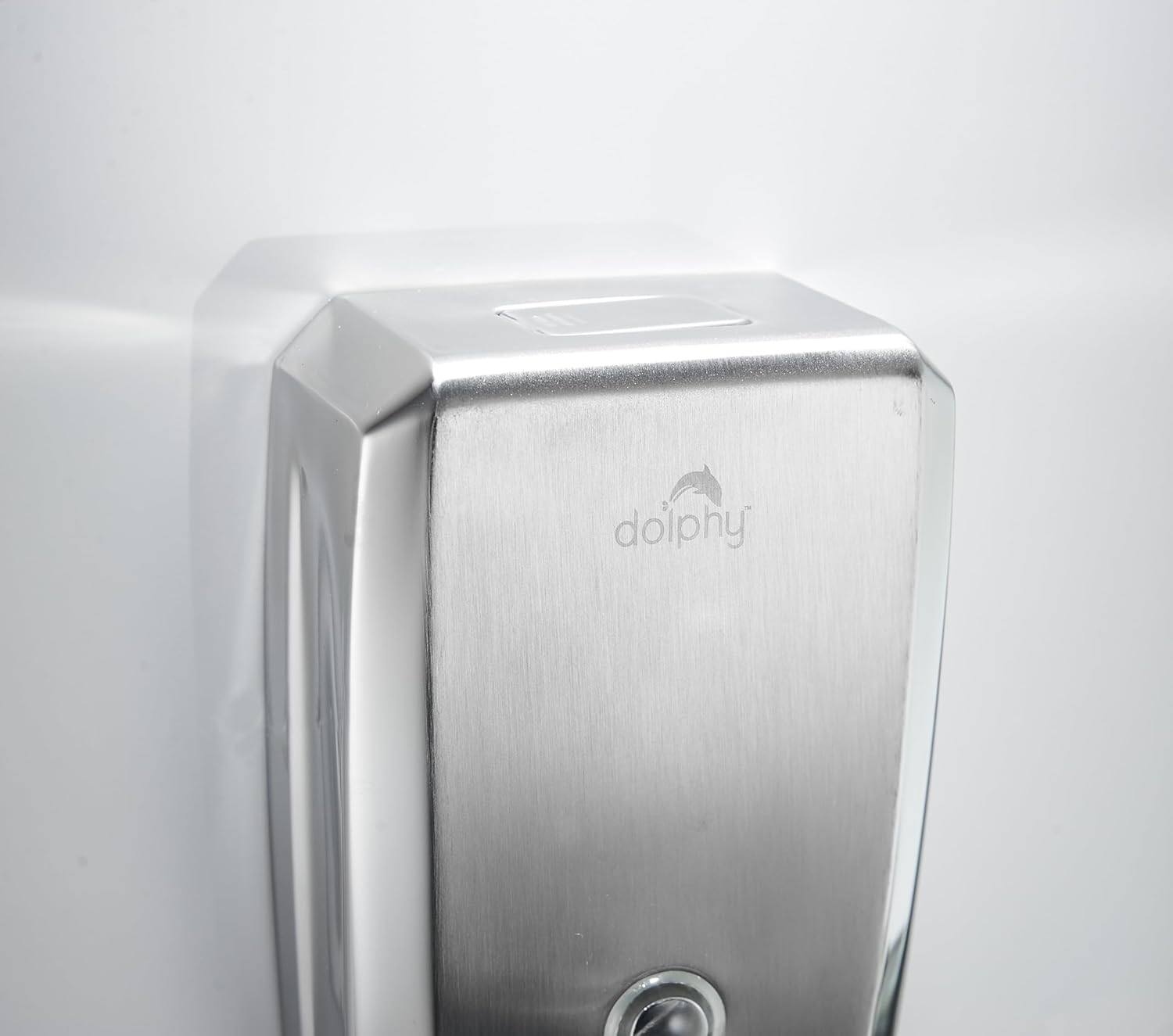 Dolphy Stainless Steel Liquid Soap Dispenser &ndash; 500ML, Wall Mounted, 304 Grade Steel, Leak-Proof, Refillable, Ideal for Bathroom, Kitchen, Hotel, Office & Commercial Use image number 3