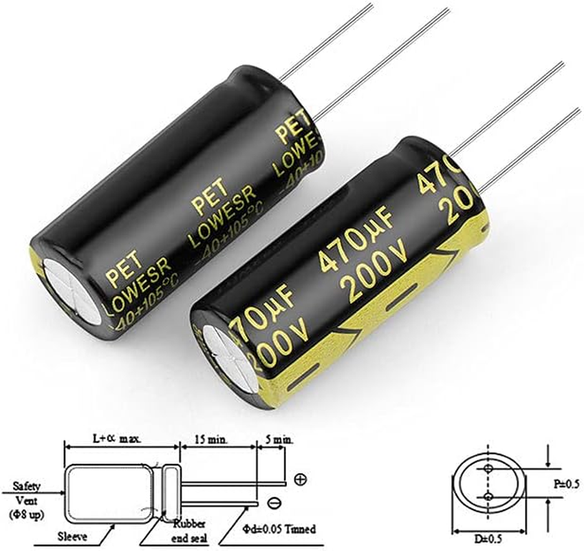 10PCS Aluminum Electrolytic Capacitor High Frequency Low ESR 25V 35V 50V 63V 100V 160V 200V 250V 450V 68UF 4700UF 10000UF,100V470UF 16X25 image number 4