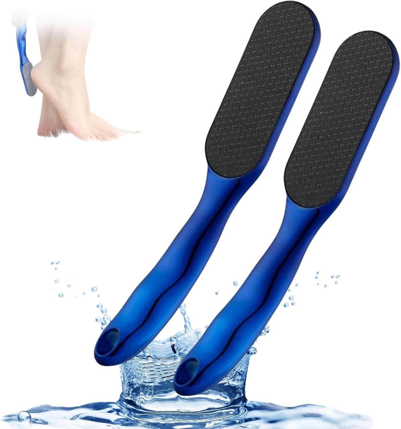 Veinsgrain Foot File,Beyond the Cream - Foot Fetish File,Hard Skin Remover Nano-Glass Foot File,Foot Scrubber,Foot Exfoliator Tool,Effortless and Pain-Free Experience (Gold)