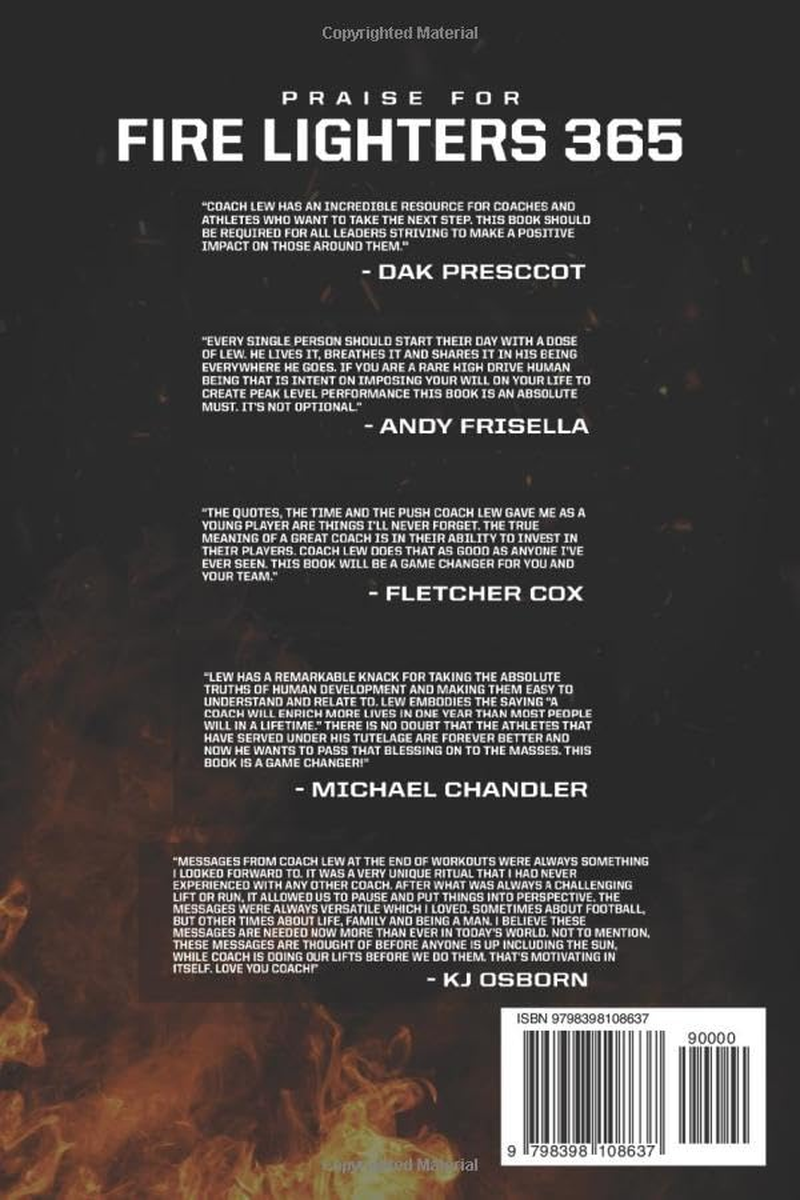 Fire Lighters 365: Daily Motivational Messages for Coaches, Athletes and Leaders. image number 1