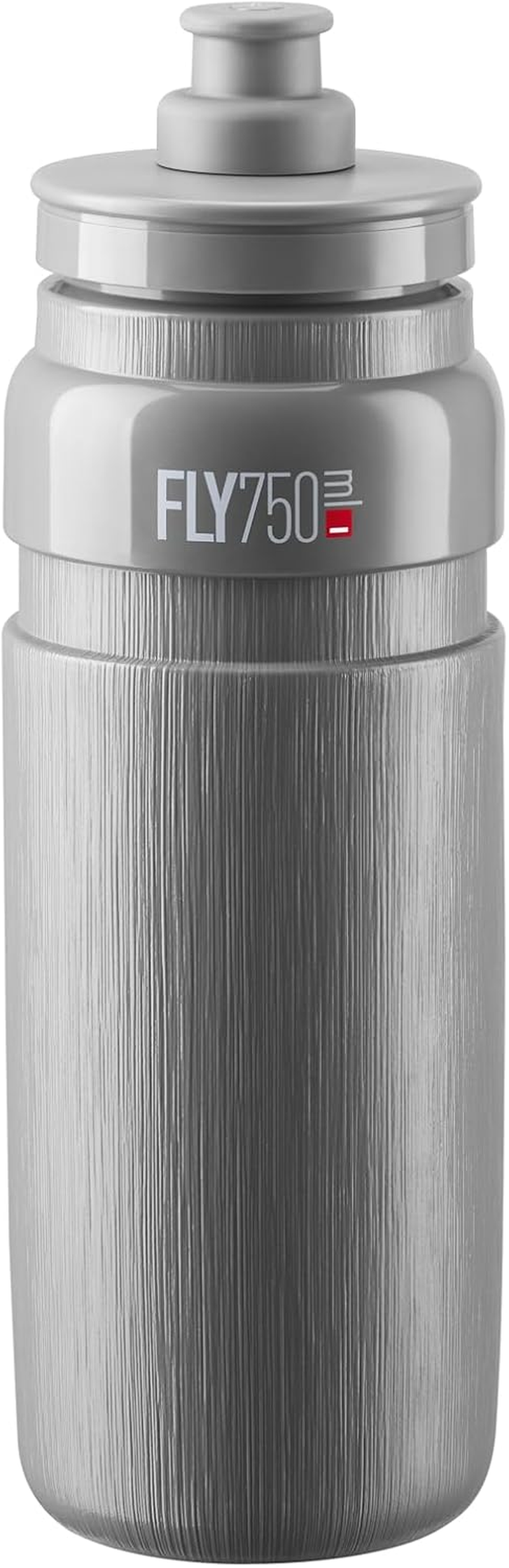 Elite Fly Tex Cycling Water Bottle 750Ml &ndash; Grey &ndash; Ultra-Lightweight, Bpa-Free, Easy-Squeeze Sports Bottle for Road, MTB & Gravel