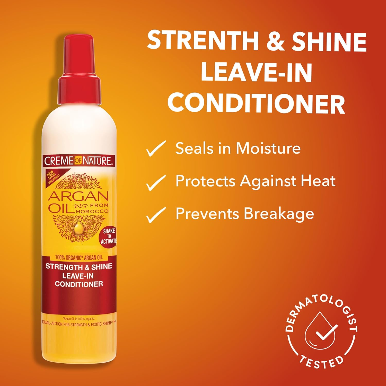 Cr&egrave;me of Nature Argan Oil from Morocco Strength and Shine Leave-In Conditioner 250 Ml