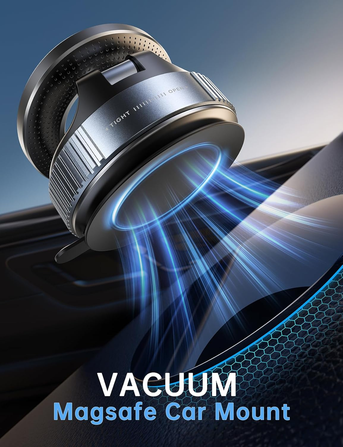 Car Phone Holder Mount for Magsafe Car Mount【Powerful Suction】 Magnetic Phone Holder for Car, 360&deg; Adjustable Suction Cup Phone Mount Cell Phone Holders for Your Car for Iphone 17 16 15 14 13 12 image number 2