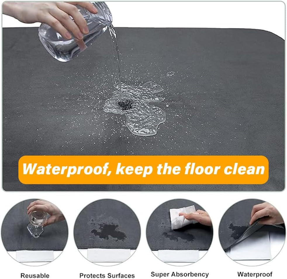 Non-Slip Washable Dog Urine Pad, Large Quick-Absorption Thickened, Waterproof Reusable Pet Training Pad, Urine Pad Waterproof Pad, Suitable for Puppies, Elderly Dog ​​Delivery, Incontinence Training. image number 5