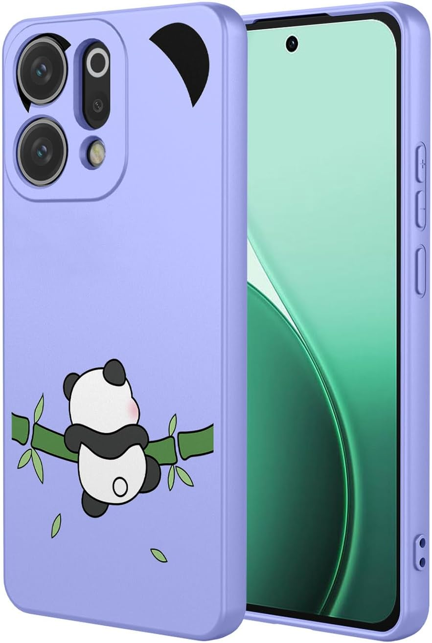 BORYA Silicone Case for Oppo Reno14 5G (Reno 14 5G), Ultra Thin Shockproof Mobile Phone Case, Silky Soft TPU Protective Case, Simple Elegant Colour Pattern Cover, Microfibre Lining Case, P2