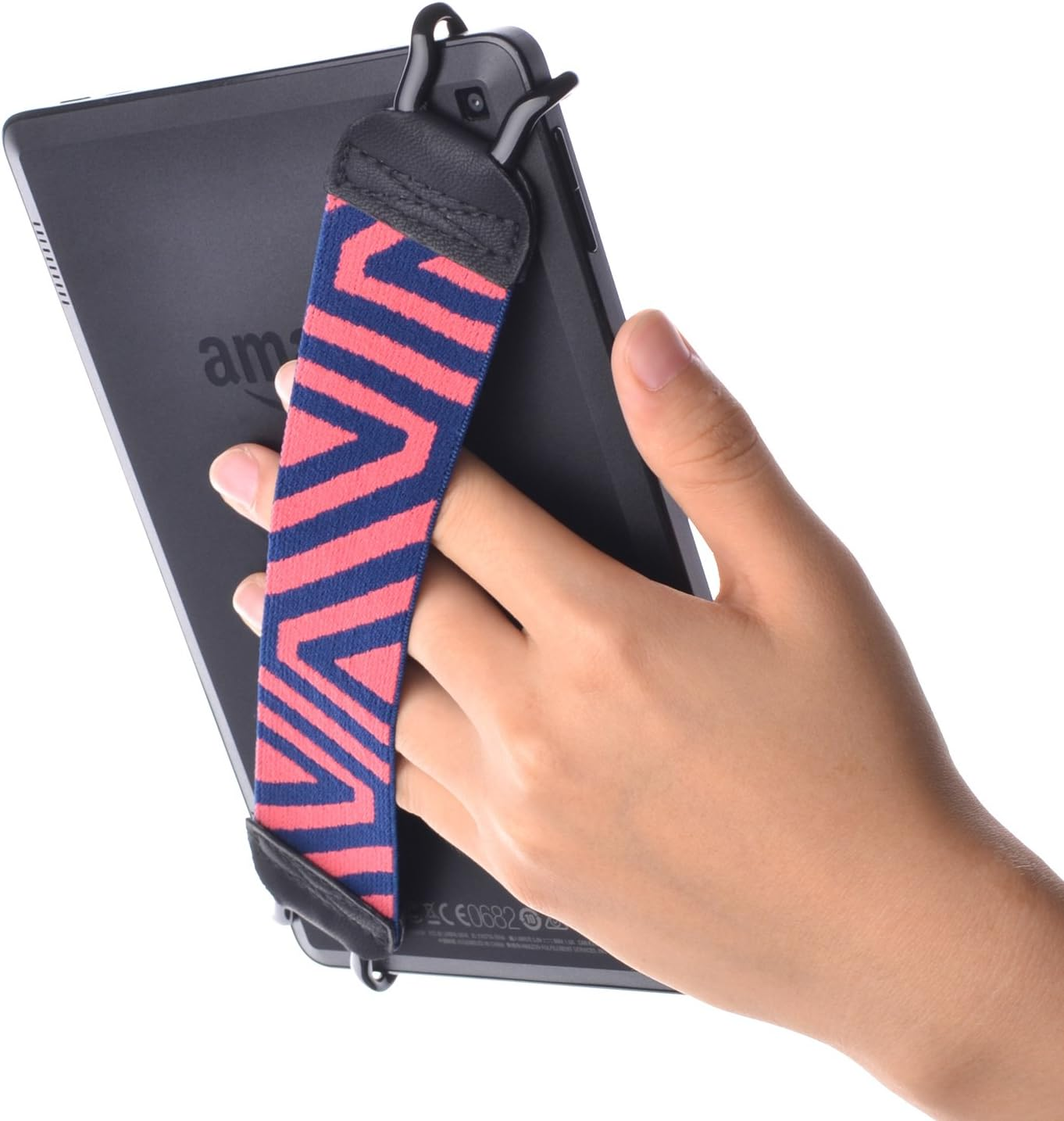 TFY Security Hand-Strap for Tablets Ipad & E-Readers - Apple Ipad Ipad 4 Ipad Air (Ipad Air 2) Ipad Mini - Ipad Pro 9.7 - Samsung Galaxy Tab & Note - Google Nexus and More - Black/Gray image number 5