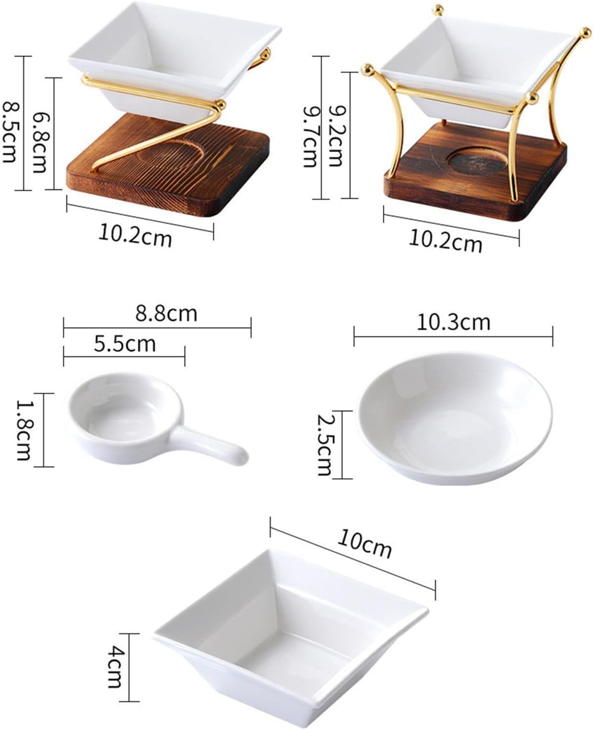 Elegant Tealight Candle Holder Wax Melt Home Gift Christmas Essential Oil Burner image number 6