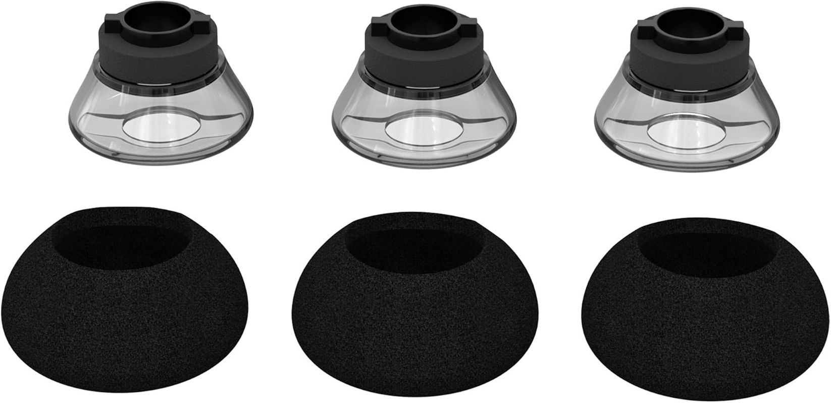 Wiki VALLEY Eartips Replacement for Plantronics Voyager 5200,Earphone Kits Earpads for Voyager 5200 Headphone [24 Month Warranty] (Three Size)