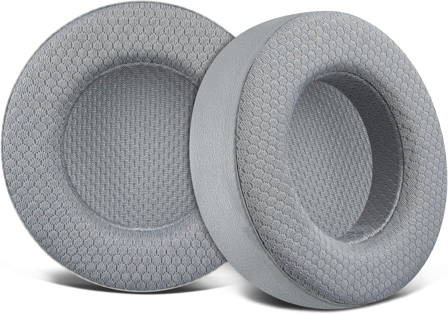 SOULWIT Mesh Fabric Earpads Replacement for Corsair Virtuoso RGB Wireless XT SE Gaming Headset, Ear Pads Cushions with High-Density Noise Isolation Foam, Added Thickness - Black