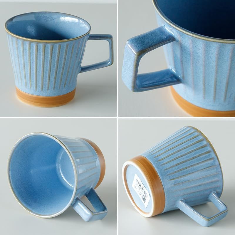 TAMAKI T-965047 Iki Mug, Blue, 4.9 X 3.5 X 3.3 Inches (12.5 X 9 X 8.5 Cm), Porcelain, Stylish Gift image number 3